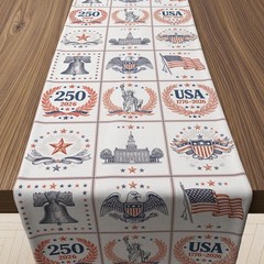 Durable 250th Anniversary Table Runner – Perfect for Indoor or Outdoor Use