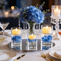 8 PCS Centerpieces Decoration for Wedding Table, 3MM Thick Acrylic Round Mirr…