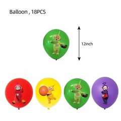 Teletubbies Theme Party Decorations and Utensils -145pcs set For 20 Guests