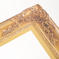 Vintage Decor Gold Photo Booth Frame Prop Antique Looking Cardboard Picture F…