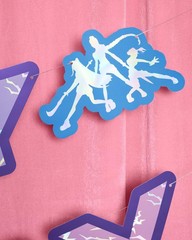 Kpop Happy Birthday Party Decorations Banner Purp Pop Star Birthday Celebration