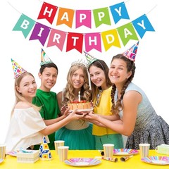 Vibrant Lightweight Birthday Banner – No DIY Required for Instant Celebration