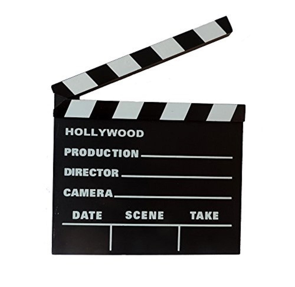 Rhode Island Novelty 7 Inch x 8 Hollywood 1 Count (Pack of 1), Black