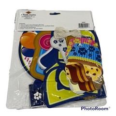 Dog Birthday Party Decorating Kit 10 pieces