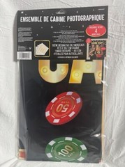 Amscan 2 Piece Photo Booth Kit for Casino Night