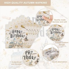 Harry Potter Style Wizards – Happy birthday – Party Supplies – Serves 20 Guests