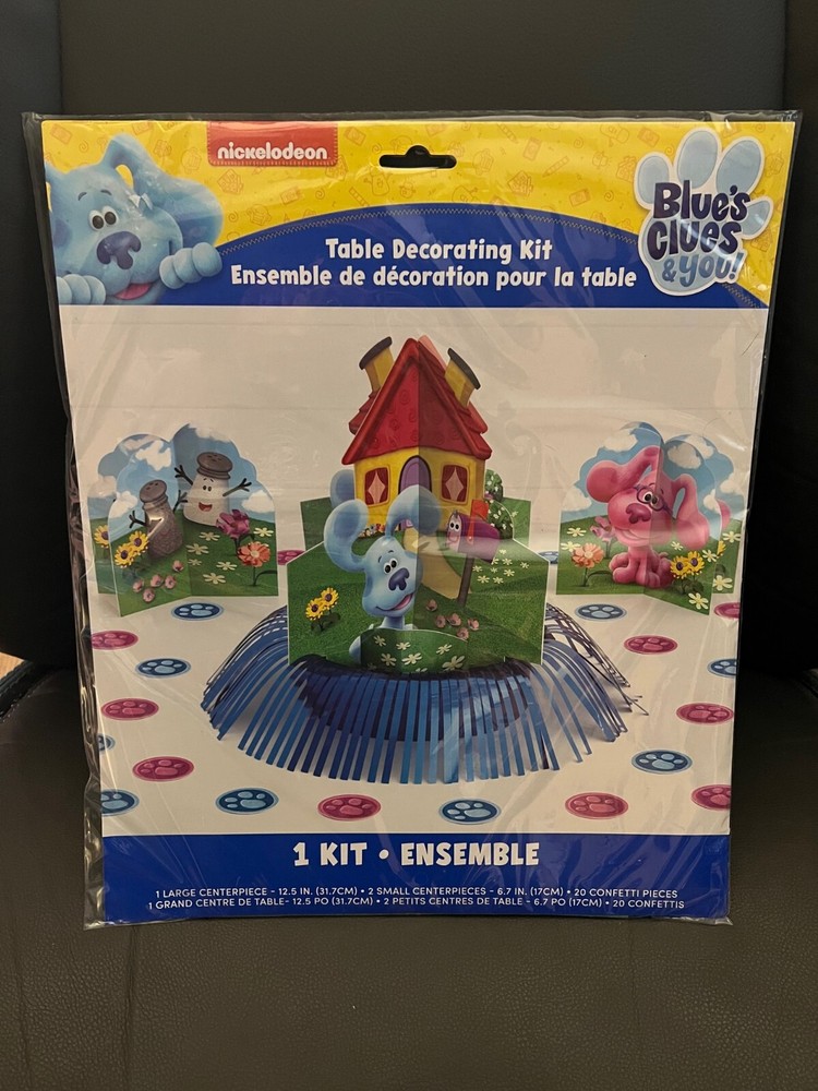 Nickelodeon Blues Clues & You Table Decorating Kit New