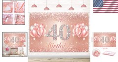 Charming 4x6ft Birthday Backdrop – Stunning Decor for Indoor & Outdoor Events