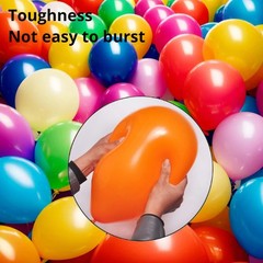 440 Pcs Rainbow Balloons 12 Inch 15 Colors – Thick Latex Colorful Assorted Bu…