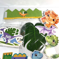 Baby’s One 1st First Birthday Dinosaur Decorations Dinosaur Birthday Crown Banne