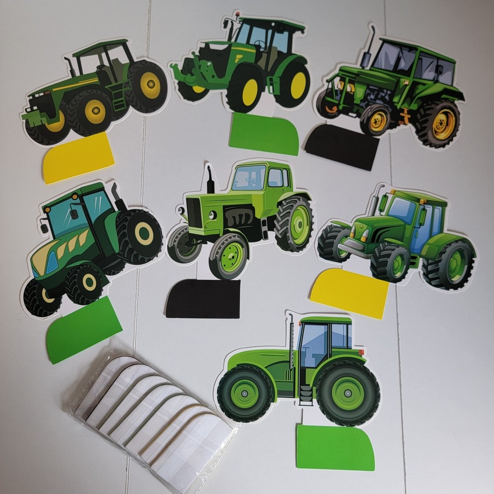 Farm Tractor Party Supplies Honeycomb Table Decorations