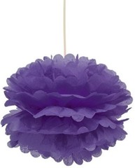 Celebration Colorful Tissue Pom Pom Hangers 12 Inch 2/Pk, Select Color