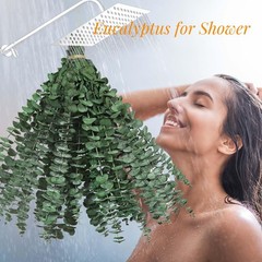 16 Pcs Dried Eucalyptus Stems, 17» Natural Fresh 15-17 inches, Green