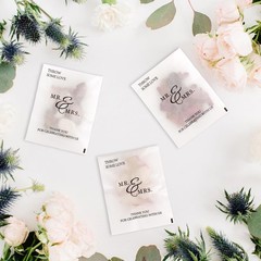 100 Pcs Wedding Confetti Bags Throw Some Love Petal Toss Packets Glassine Flo…