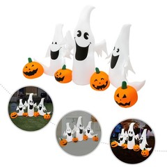 7.55FT Halloween Inflatable Decorations Inflatable w/ Led Lights Free Stand GIFT