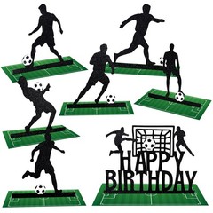 13 Pcs Soccer Party Table Decorations Soccer Table Centerpieces Soccer Player…