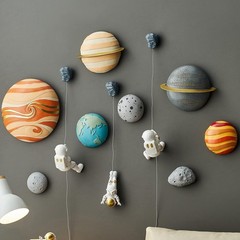 XGZY Climbing Astronaut Wall Decor: 3 Pcs Astronaut Figurine Hanging Decorati…