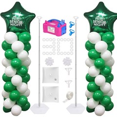 IDAODAN 2 Set Balloon Column Kit and Balloon Pump , Balloon Column Stand with…