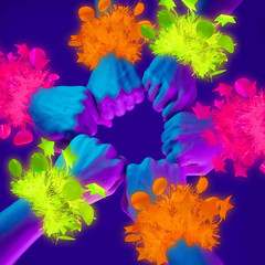 Mega-L 12 Pcs Glow in The Dark Bracelet, Glow in The Dark Party Supplies | Neon