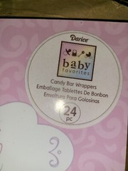 Beautiful New 24pc Is a Girl Candy Bar Wrapper Paper