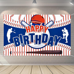 Soccer Happy Birthday Banner for Boys Teens – Large Sport Themed Birthday Banner