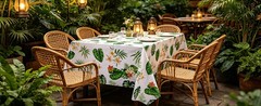 3 Pack Hawaiian Luau Tablecloths for Party Decoration, Hawaii Disposable Plastic