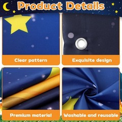 3Pcs Camping Party Decorations Porch Banners Backdrop for Summer Camp Campfir…