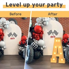 3FT Marquee Light Up Letters (X) , Large Light Up Letters for Party Decoration