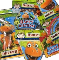 HTF Dinosaur Train Birthday Party Supplies Decor Napkins Banner Table Cover 77pc