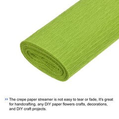 Crepe Paper Roll 7.5ft Long 20 Inch Wide for Wedding Ceremony Various Large F…