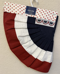 Hobby Lobby July 4th Red White & Blue 3 Piece Bunting Lot of 2