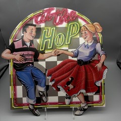 Vintage Beistle Rock & Roll Hanging Decorations Set Of 4 50s Party Diner Jukebox