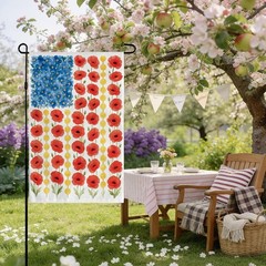 250th Anniversary Spring Garden Flag 12×18 Inch Double Sided Outdoor Decor