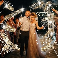 Lighted Wedding Wands 100 Pack Send-Off Streamers Celebrations Events Parties US