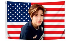 3×5 Ft Sungmin American Polyester Flag with Two Brass Grommets – Tapestry Ban…