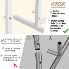 3 White Metal Arch Backdrop Stand Frame for Wedding Birthday Ceremony Graduation