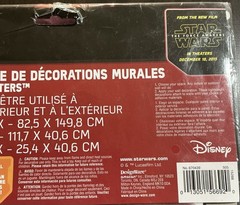 Disney Star Wars Scene Setters Happy Birthday Wall Decorating Kit Giant Set