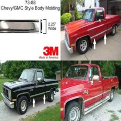 160 Chrome Side Body Trim Molding for1973-87 Chevy GMC Suburban Pickup Truck Car