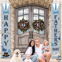 Happy Fathers Day Banner – XtraLarge, 72×12 Inch | Father’s Day Door Banner for