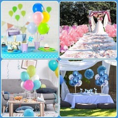 4 Sets Reusable Balloon Stand Kits for Birthday, Graduation & Baby Showers