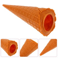1 PCS Artificial Ice Cream Cone Model 4.5 Inch PVC Simulated Dessert Display