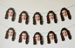 Custom Face Anniversary Birthday Engagement Photo Backdrop Banner