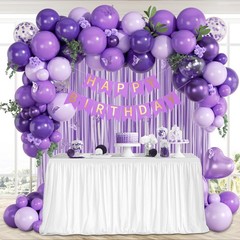 Purple Decorations for with Metallic Dark Pastel Purple Confetti Foil Balloon…