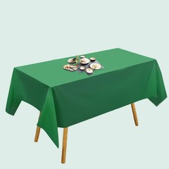 2 Pcs Rectangular Tablecloths, 54 in X 108 in Disposable Plastic Table Cover …