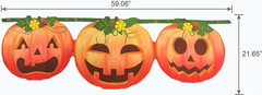 Halloween Bunting Banner Pumpkin Decorations – Fall Bunting Banner Pumpkins Deco
