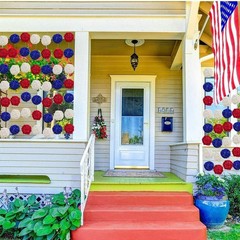 Elegant 24 Pcs Rattan Balls – Charming 4th of July & Memorial Day Decorations