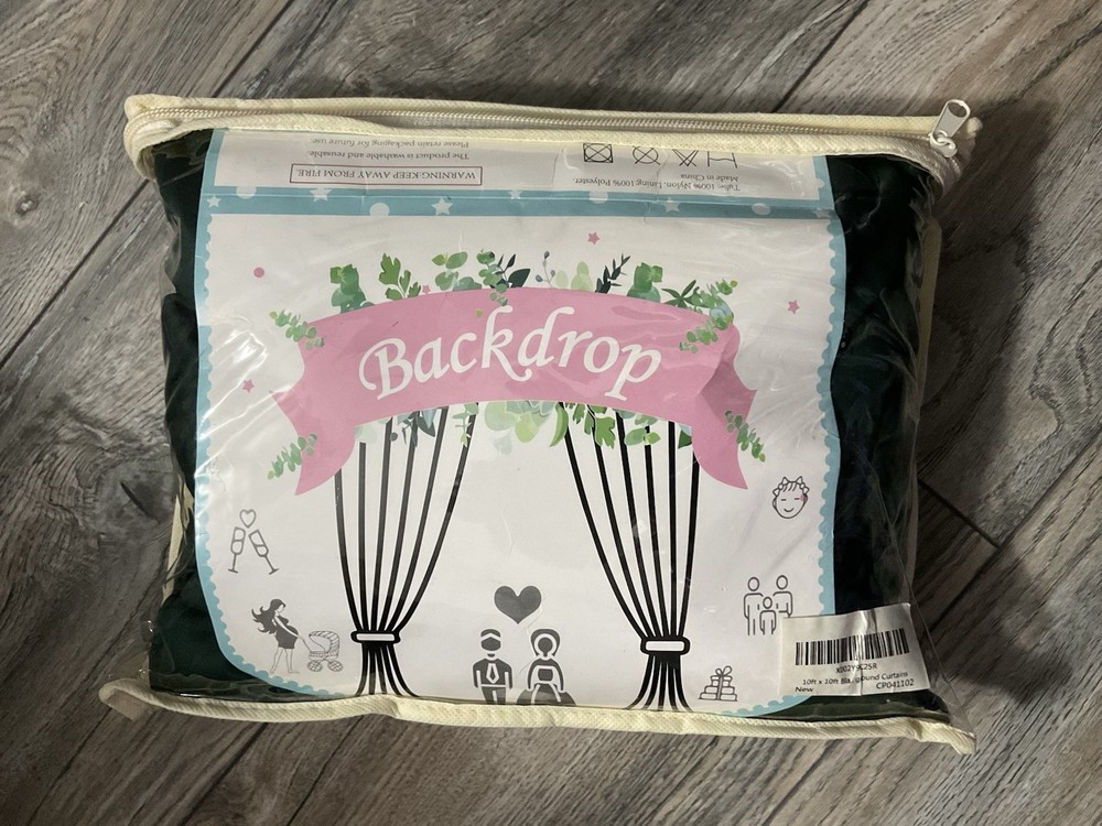 Dark Green Backdrop Curtains