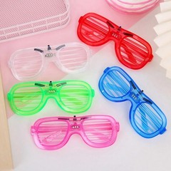 LED Light Up Party Glasses Bulk 12 or 25 Pack 5 Colors Neon Wedding Favors