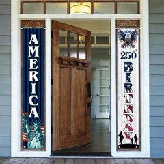 250th Anniversary USA Decorations Banners America Fourth of July Patriotic De…