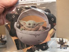 3 X Star Wars Party Decorations Baby Yoda BIRTHDAY Banner 6′ lot set.